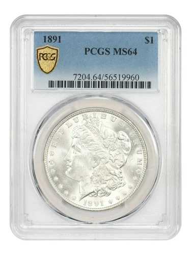 1891年 1ドル PCGS MS64 - モルガン・ダラー