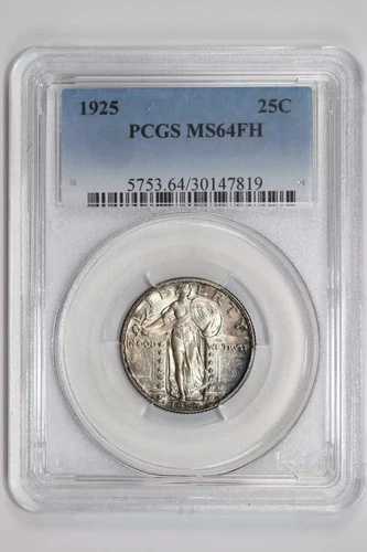 1925年 スタンディング リバティ クォーター PCGS MS64 FH