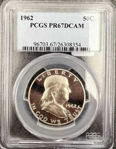 1962年 PCGS PR67DCAM フランクリン