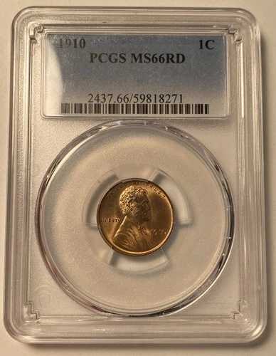 1910-P リンカーン小麦セント PCGS MS66RD 139,150円