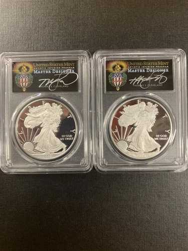 2019-W PCGS PR70 シルバーイーグル（2枚セット）ファンショー＆FDOI クリーブランドトーチ