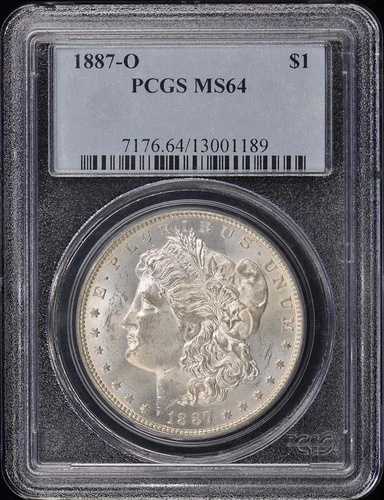 1887-O 1ドル モルガン・ダラー PCGS MS64