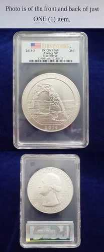 2014年 ATB ユタ州アーチーズ国立公園 5トロイオンス 999 シルバー PCGS SP69 コイン 241526｜WORLD RESOURCE【QUEEN店】