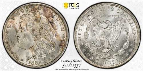 1888 O PCGS MS65+ モルガン銀貨｜WORLD RESOURCE【QUEEN店】 141,900円