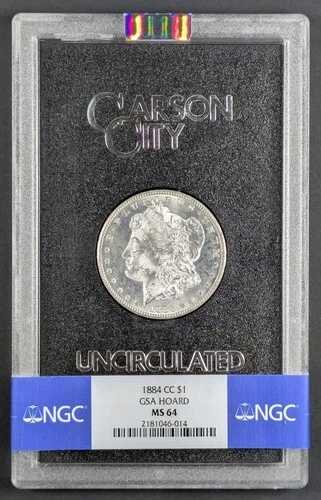 1884年CCモルガン銀貨GSAホードNGC MS64|WORLD RESOURCE【QUEEN店】