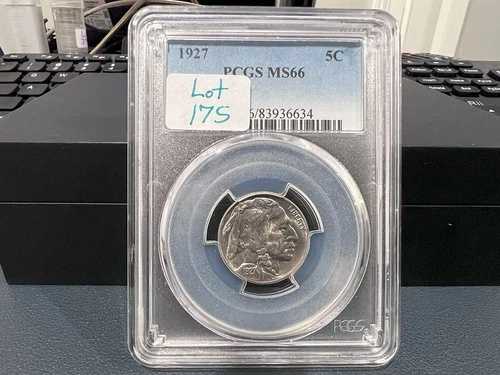 1927 5c バッファロー ニッケル PCGS MS66 (DAJ)
