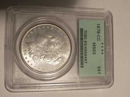 モルガン銀貨 1878-CC MS63