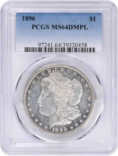 1896年 モルガン銀貨 MS64DMPL PCGS