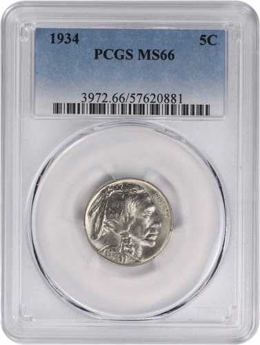 1934年 バッファローニッケル MS66 PCGS｜WORLD RESOURCE【QUEEN店】