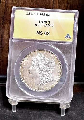 1878 8TF VAM-4 モルガン ダラー - ANACS MS63 (#58573-L)｜WORLD RESOURCE【QUEEN店】