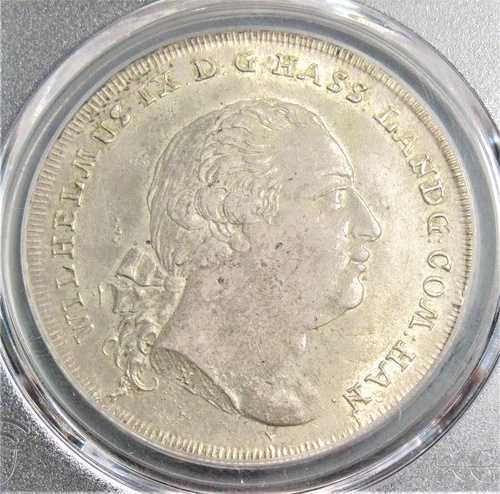 ドイツ: ヘッセン＝カッセル 1794-FH シルバー ターラー Dav-2305 PCGS AU-55。｜WORLD RESOURCE【QUEEN店】