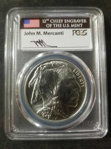 2001-D アメリカンバッファロー PCGS MS70 マーカンティ 希少 希少＆発行枚数少