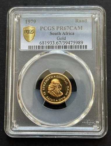 1979年南アフリカ1ランド金貨 PCGS PR67CAM｜WORLD RESOURCE【QUEEN店】