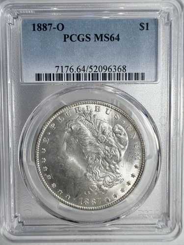1887-O モルガン銀貨、MS64 PCGS (13066)