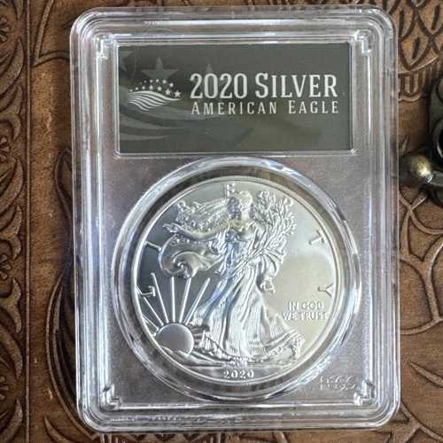 2020年 (P) シルバーイーグル PCGS MS70 緊急発行 - フィラデルフィア造幣局で鋳造
