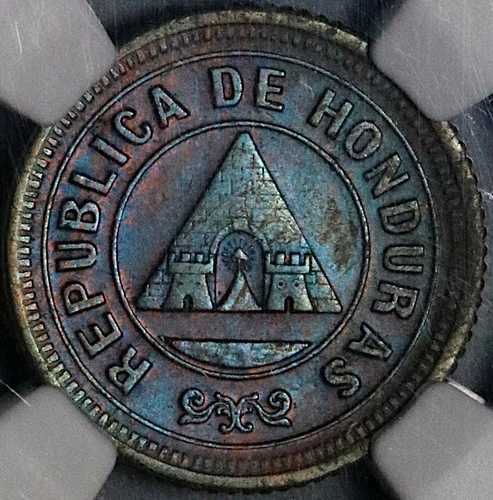 1884 NGC MS 62 ホンジュラス 1センタボ 希少 24k 最高級 POP 1/0 (23101402C)