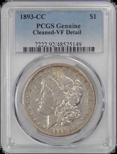 1893-CC モルガン PCGS VF