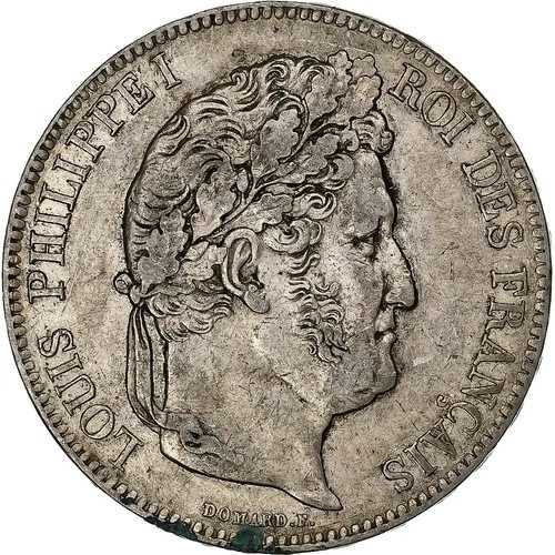 [#1307782] フランス、ルイ フィリップ、5 フラン、1840 年、ボルドー、シルバー、オーストラリア、ガドゥリー