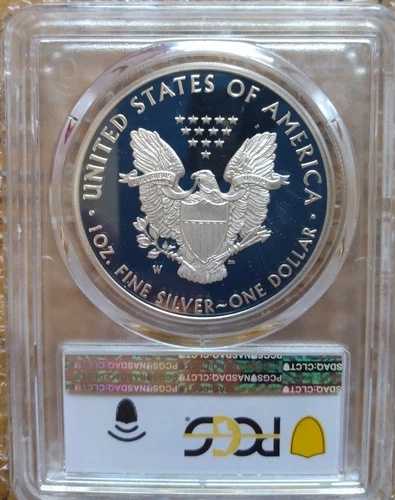 2021-W プルーフ T1 アメリカン シルバー イーグル PCGS PR 70 DCAM | 先行リリース