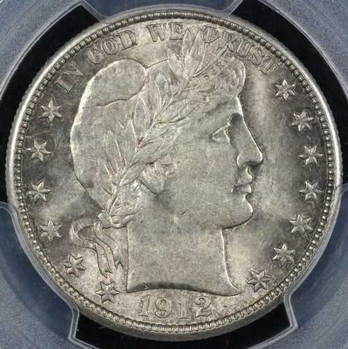 1912-D 50セント バーバー ハーフ ドル PCGS MS 63｜WORLD RESOURCE【QUEEN店】