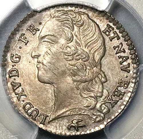1768-D PCGS MS 63 フランス ルイ15世 12ソル リヨン銀貨 POP 1/1 (24042501C)|WORLD RESOURCE【QUEEN店】