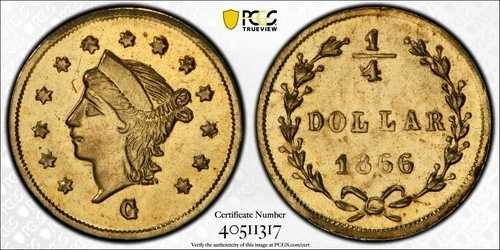 カリフォルニア フラクショナル ゴールド BG-824 PCGS MS62。|WORLD RESOURCE【QUEEN店】