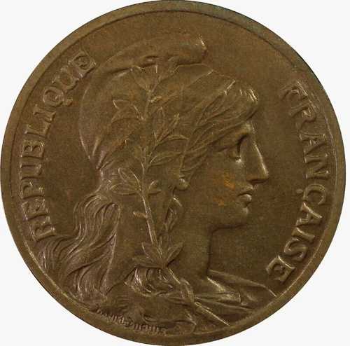 フランス 10 サンタイム 1898 PCGS SP63BN Maz-2163 ピエフォート マット｜WORLD RESOURCE【QUEEN店】