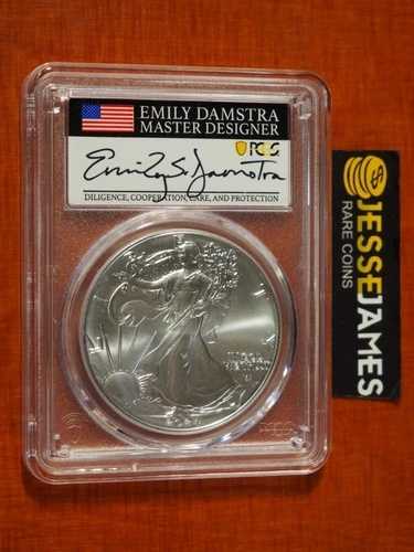 2024 (P) シルバーイーグル PCGS MS70 スタープライベート ダムストラサインラベル付き 50K のうちの1枚|WORLD RESOURCE【QUEEN店】