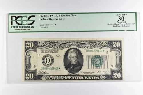PCGS VF 30 $20 1928 ミネアポリス、ミネソタ州 米国 FRN スターノート グリーンシール Fr 2050-I* *8140|WORLD RESOURCE【QUEEN店】