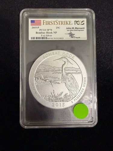 ?? ?? レア 2015 ボンベイフック NP 5オンス シルバー ATB PCGS SP70 PL MERCANTI サイン入り-｜WORLD RESOURCE【QUEEN店】