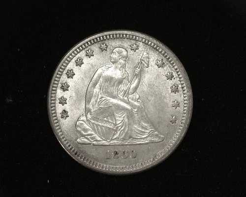HS&C: 1860 リバティ・シーテッド・クォーター BU