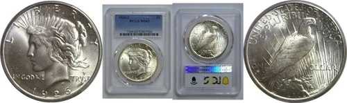 1926-S ピースダラー PCGS MS-65