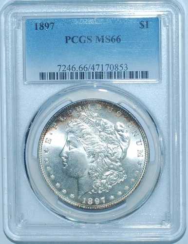 1897 P PCGS MS66 モルガン銀貨