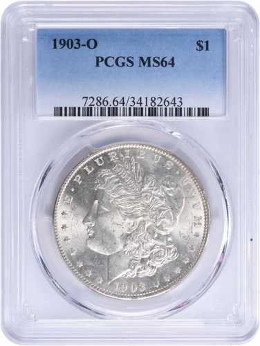 1903-O モルガン銀貨 MS64 PCGS