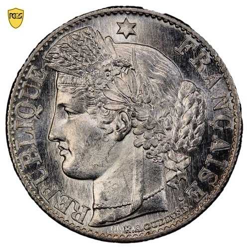 コイン フランス - セレ - 50 サンチーム 1894 A パリ - PCGS MS 67｜WORLD RESOURCE【QUEEN店】 217,250円