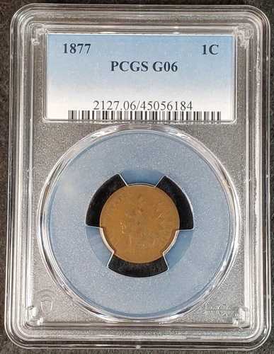 1877年 インディアンヘッド セント PCGS G06 2127.06/45056184 希少コイン