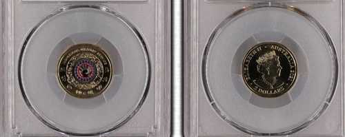 2021年 2ドル オーストラリア先住民軍人サービス「C」ミントマーク PCGS MS69｜WORLD RESOURCE【QUEEN店】