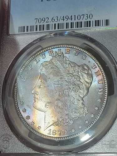1879 S $1 モルガン・ダラー MS63 PCGS トーン