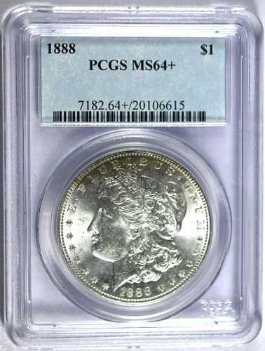 1888年 PCGS MS64+ モルガン銀貨