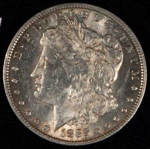 1885-O モルガン銀貨 ゴージャス オリジナル ミント ラスター MS+++