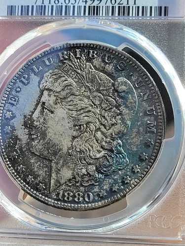 1880年 S $1 モルガン・ダラー PCGS MS63 トーン