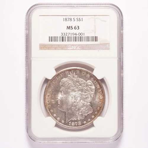 1878-S モルガン銀貨 NGC MS63｜WORLD RESOURCE【QUEEN店】