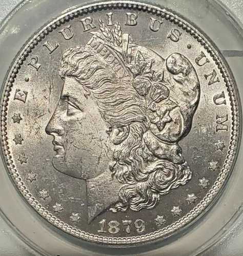 1879-S S$1 モルガン銀貨 ANACS MS64 ミントラスター