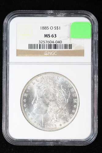 1885-O モルガン・ダラー NGC MS63 31AM