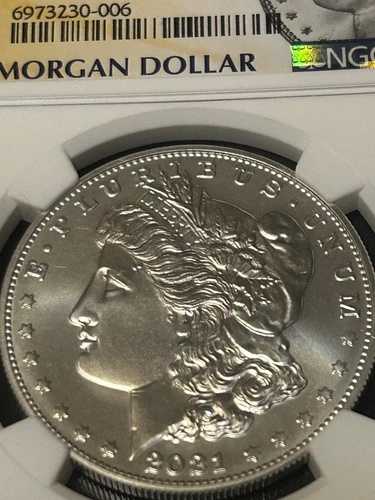 2021-D モルガン・ダラー センテニアル・シルバー $1 MS 69 NGC