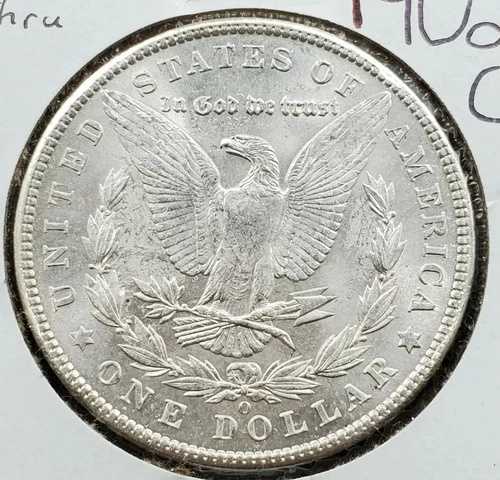 1902年 O モーガン シルバー イーグル ドル コイン BU UNC ストラックスルー エラー バラエティ｜WORLD RESOURCE【QUEEN店】
