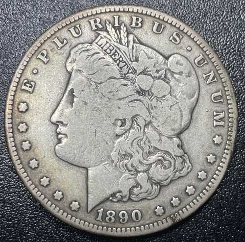 1890-CC モルガン銀貨 1ドル 状態良好 カーソンシティ 問題なし