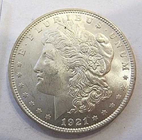 1921 P ジェム BU モーガン ドル VAM 3DC2