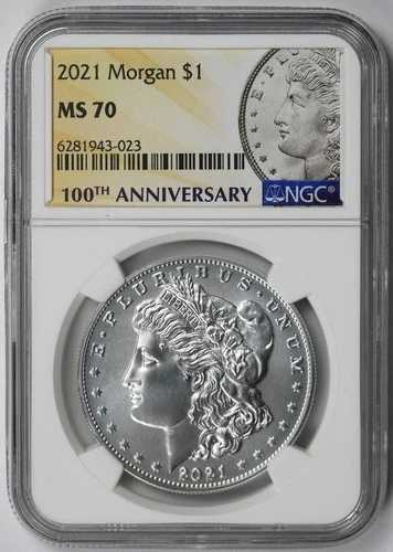 2021年 モルガン・ダラー センテニアル・シルバー $1 MS 70 NGC｜WORLD RESOURCE【QUEEN店】