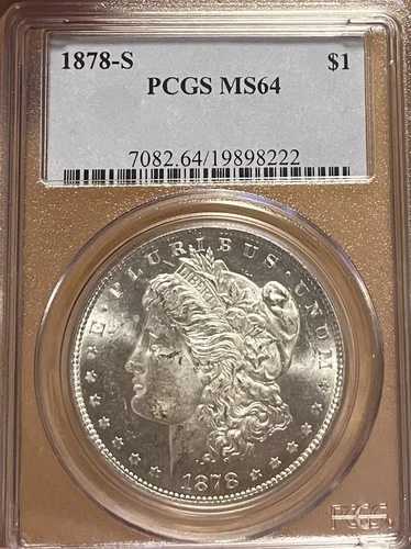 1878-S PCGS MS64 モルガン銀貨